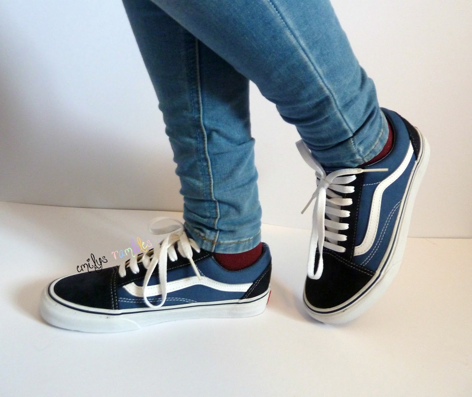 vans old skool hurt back of foot